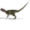 Frightening dinosaur cryolophosaurus With