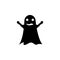 frightening ghost icon. Element of scarecrow icon. Premium quality graphic design icon. Signs and symbols collection icon for webs