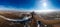 Frigid Cold Winter Grasslands Covered in Snow in Colorado