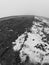 Frigid Cold Winter Grasslands Covered in Snow in Colorado