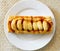 Frikandel bread on a plate