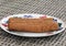 frikandel, a traditional Dutch snack, a sort of minced meat hot dog