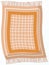 Fringed kitchen rug. Mat for setting table and laying under hot dishes. Object for kitchen interior