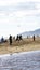 Frisbee on the beach of Castelldefels