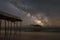 Frisco Pier under the Milky Way Galaxy