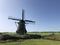 Frisian landscape with windmill