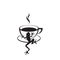 Frog coffee icon symbol vector