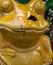 Frog Cracked Ceramic Statue