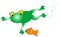 Frog and Fish Graphic