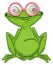 Frog with glasses