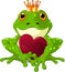 Frog with heart