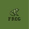 Frog illustration logos sign mark vector trend