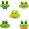 Frog Illustrations, Frog Faces