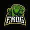 Frog mascot logo