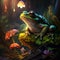 frog and mushrooms magical shining magic 2