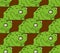 Frog pattern seamless. toad background Vector. anuran ornament