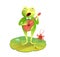 Frog Playing Guitar and Singing Song