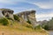 Frog rock along Weka Pass in New Zealand