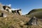 Frog Rock and farmland, Canterbury,New Zealand