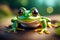 Frog\\\'s Nighttime Rendezvous