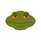 Frog sad emoji. toad Avatar sorrowful amphibious. Emotion Reptile Face