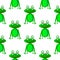 Frog seamless pattern