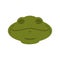 Frog Sleeping emoji. toad Avatar asleep amphibious. Emotion Reptile Face