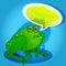 Frog with speech bubble