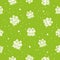 Frogs seamless background. Vector illustration.