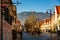 Frohnleiten small town above Mur river in Styria,Austria. Famous travel destination