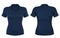 Front and back blue t-shirt