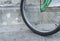 Front bicycle wheel