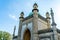 The front of Brighton Pavilion near by the historic Royal Brighton Dome at Sussex, UK