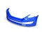 Front bumper of the car on a white background 3d