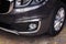 Front bumper dark grey color of luxury car