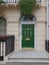 Front door of London townhouse