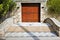 Front door of traditional mansion in Spetses island