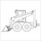 Front-end loader with bucket