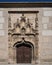 Front entrance door to the Dar al-Horra, a 15th century Nasrid palace in the Albaicin quarter of Granada, Spain.