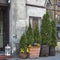 Front entrance of the famous Polish restaurant Fukier u Fukiera in Stary Rynek, Old Town Market Place, Warsaw, Poland