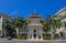 Front exterior panorama of the Moana Surfrider