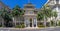 Front exterior panorama of the Moana Surfrider