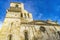 Front Facade Cathedral Church Nimes Gard France