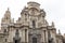 Front facade of the cathedral of Murcia, Spain