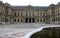 Front facade and cour d\\\'honneur of the Residenz, baroque Prince-Bishops Palace, Wurzburg, Germany