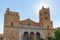 Front facade of the Monreale Cathedral on Sicily