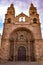 Front facade of the San Lorenzo church, in Potosi, Bolivia