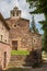 Front facade of Santa Eugenia del Congost church