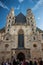 Front Facade of St. Stephan#s Cathedral in Vienna