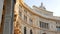 Front of Galleria Umberto I in the morning sun light in Naples